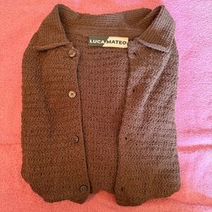 Brown Men’s Sweater short sleeve